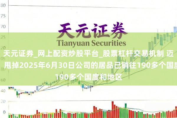 天元证券_网上配资炒股平台_股票杠杆交易机制 迈瑞医疗：甩掉2025年6月30日公司的居品已销往190多个国度和地区